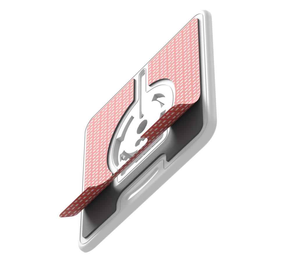 adhesive mounting fire safety / fixation adhésive détecteur de fumée